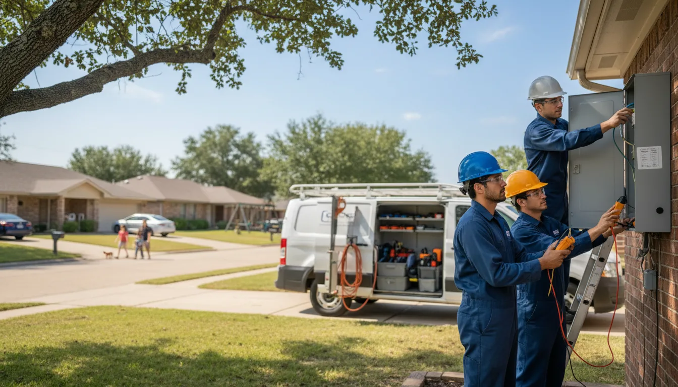 Certified electrician providing emergency electrical services in Martin, GA